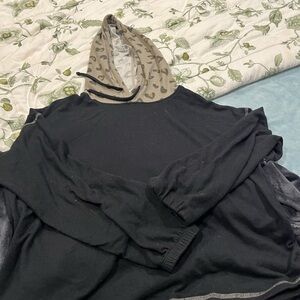 Women’s  Black Hooded Sweater